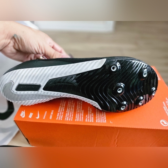 New Nike Zoom Rival Sprinter Black Silver Men's Shoes Size 13. - Picture 6 of 13